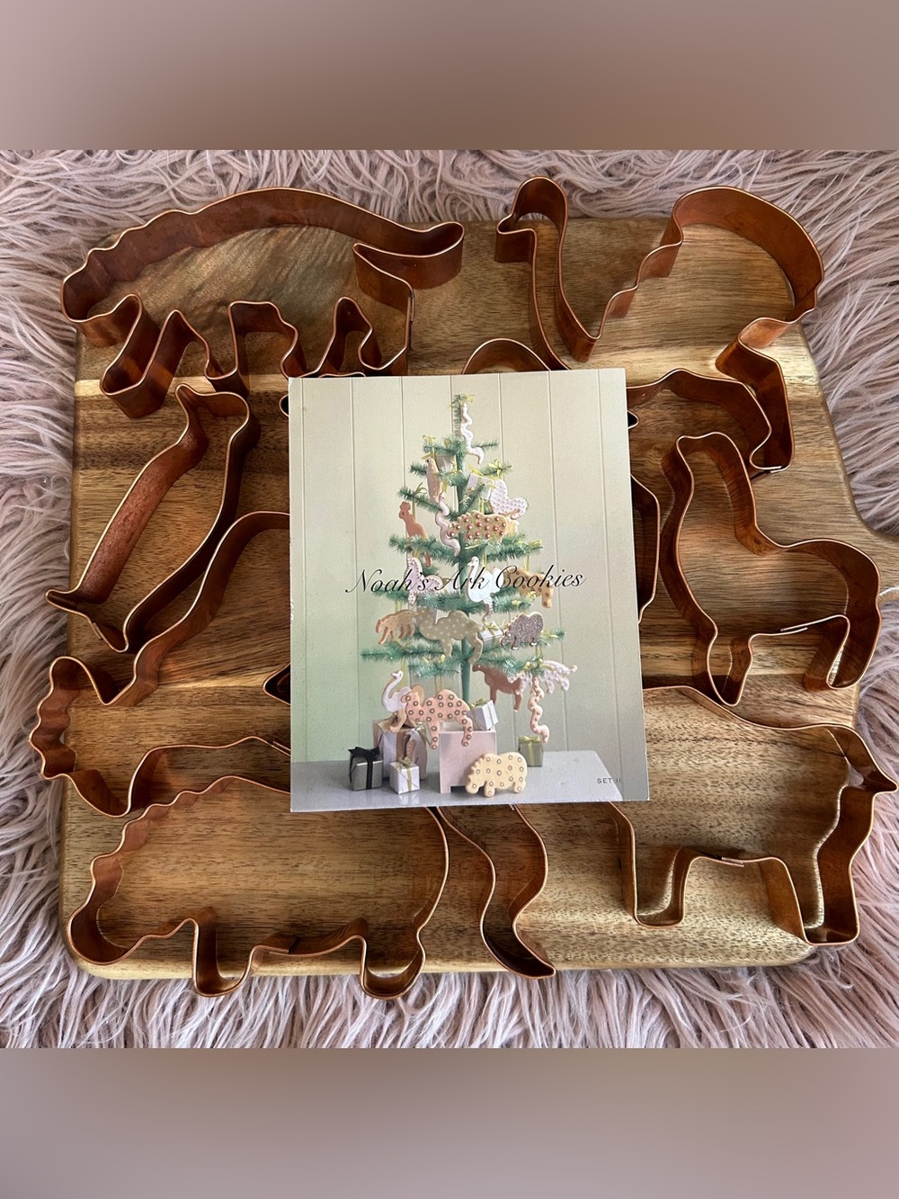 Vintage Martha Stewart Copper Noah’s Ark Cookie Cutter Set‎